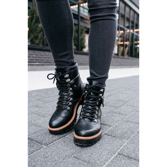 ✨indigo Ariana Combat Boots✨ - Picture 1 of 10
